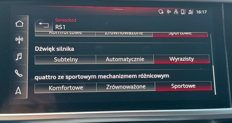 Audi RS6 cena 504999 przebieg: 76000, rok produkcji 2021 z Zduny małe 781